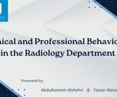 Ethical and Professional Behavior in Radiology Department